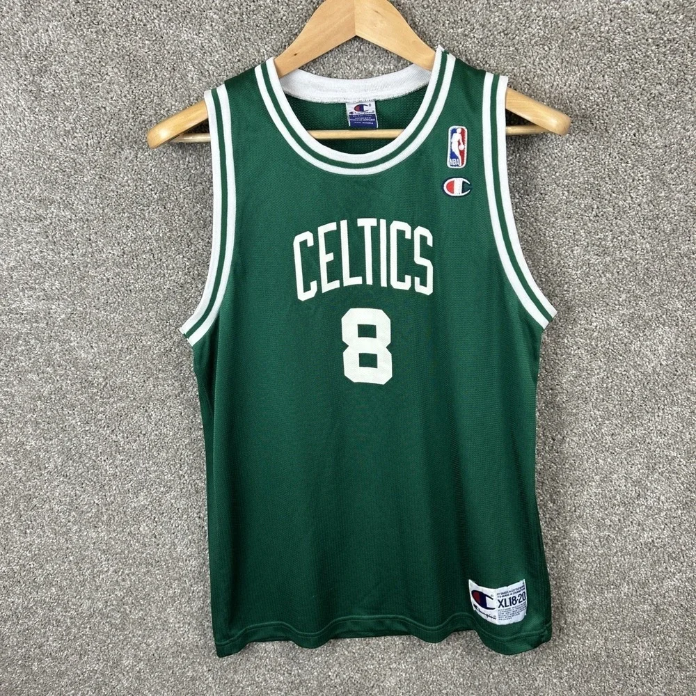 Vintage Champion Boston Celtics Antoine Walker 8 Jersey Youth XL 18-20‎ NBA